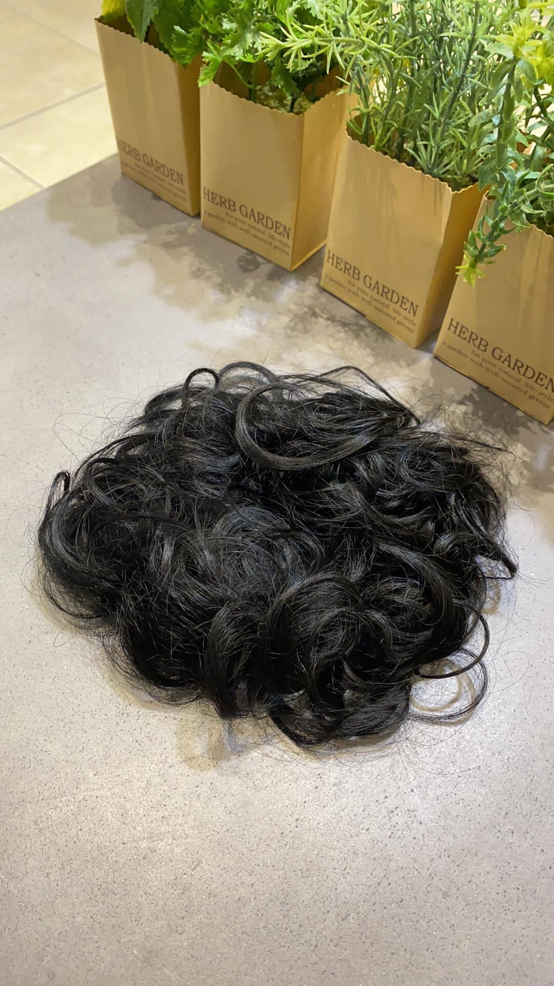 Rosa (Human Hair Scrunchie)