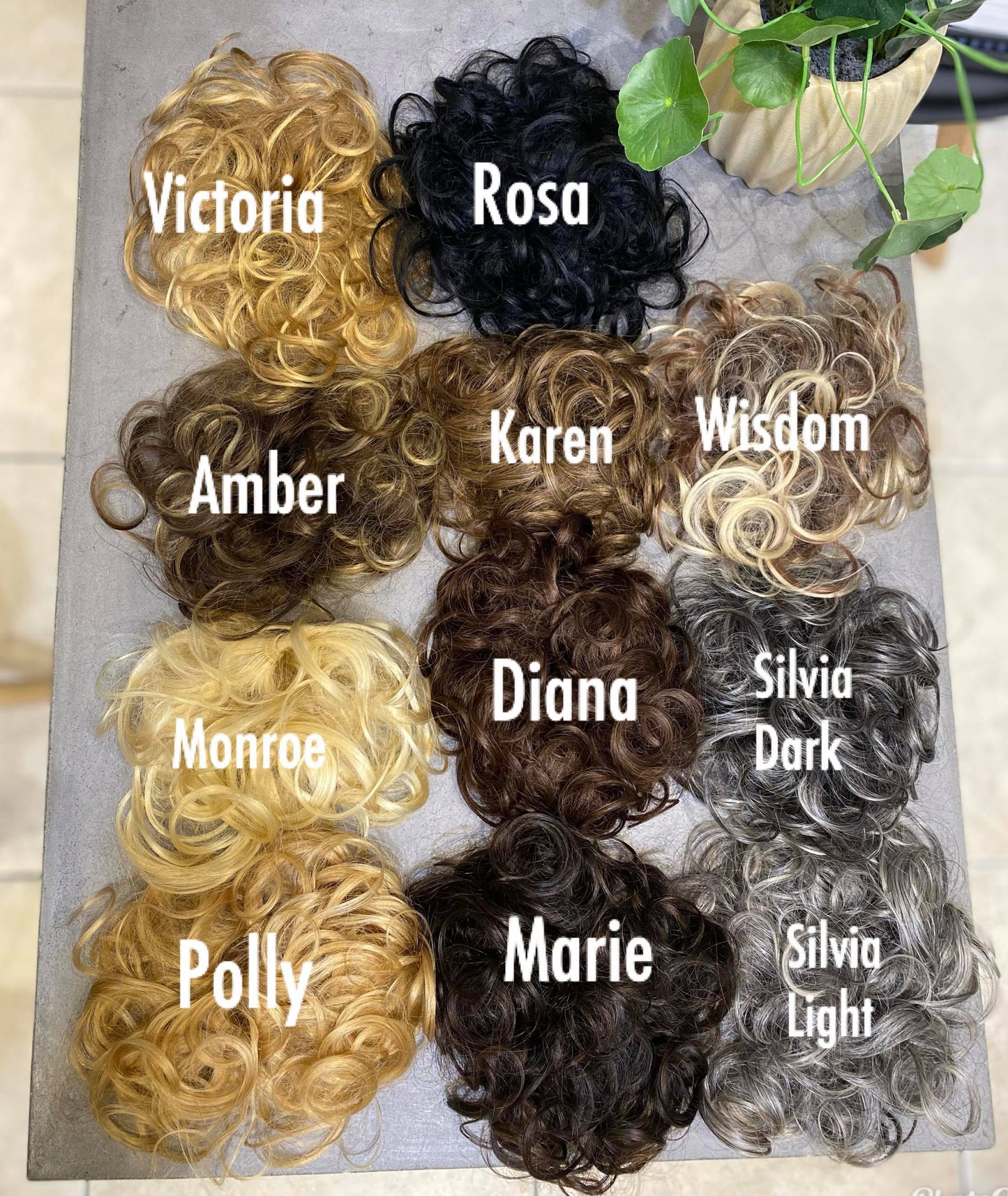 Rosa (Human Hair Scrunchie)