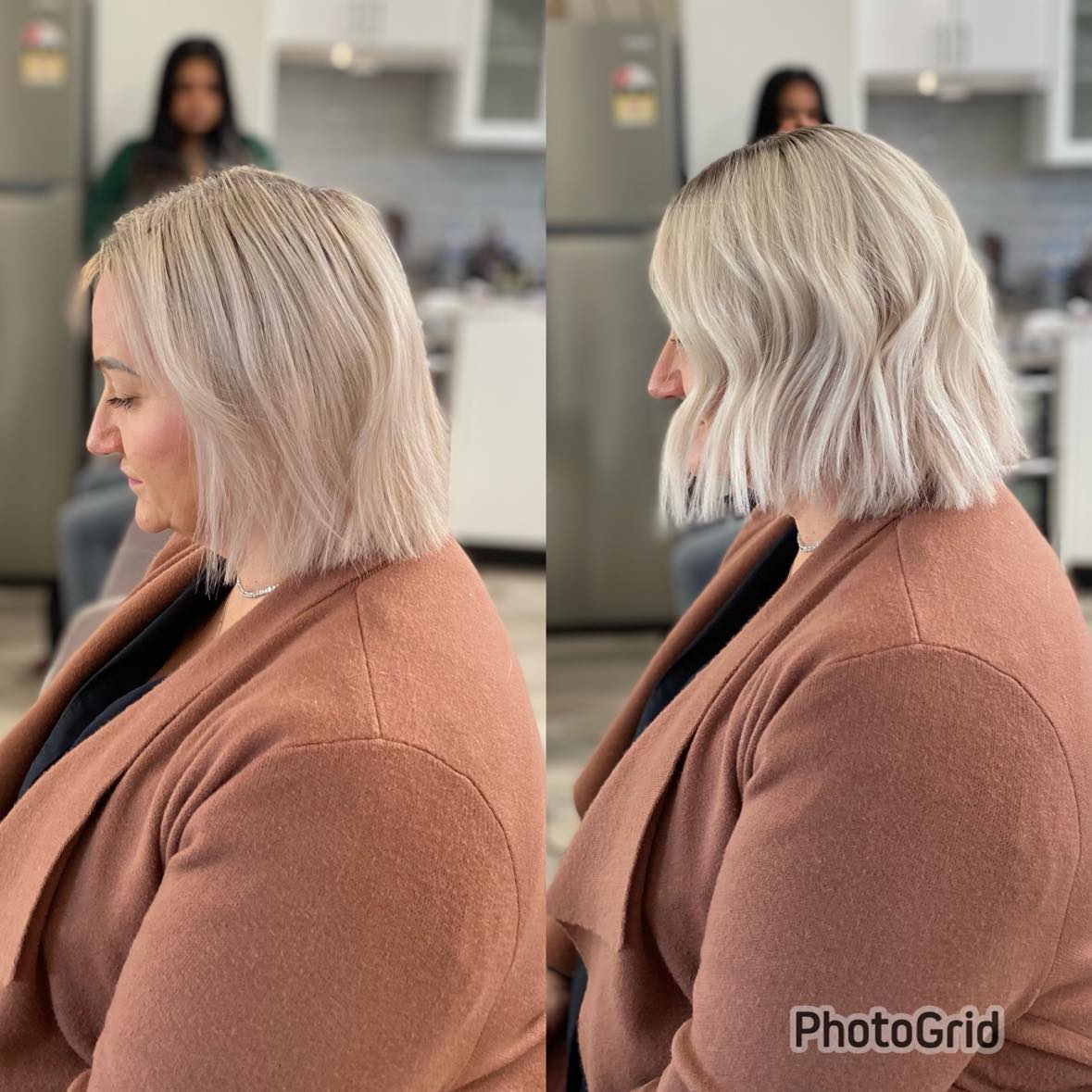 Kylie (Light Regrowth) | 100% Remy Hair Topper |  Before and After