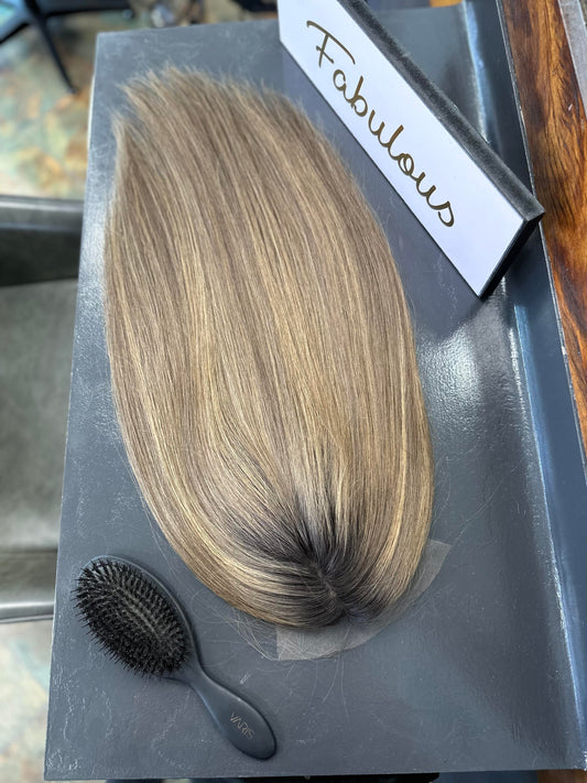 Mila Balayage (Lace Front Cap) | 100% Remy Hair Topper