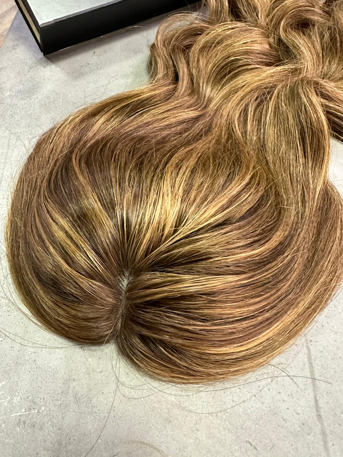 Suzi 9x9” Base | 100% Human Hair Topper