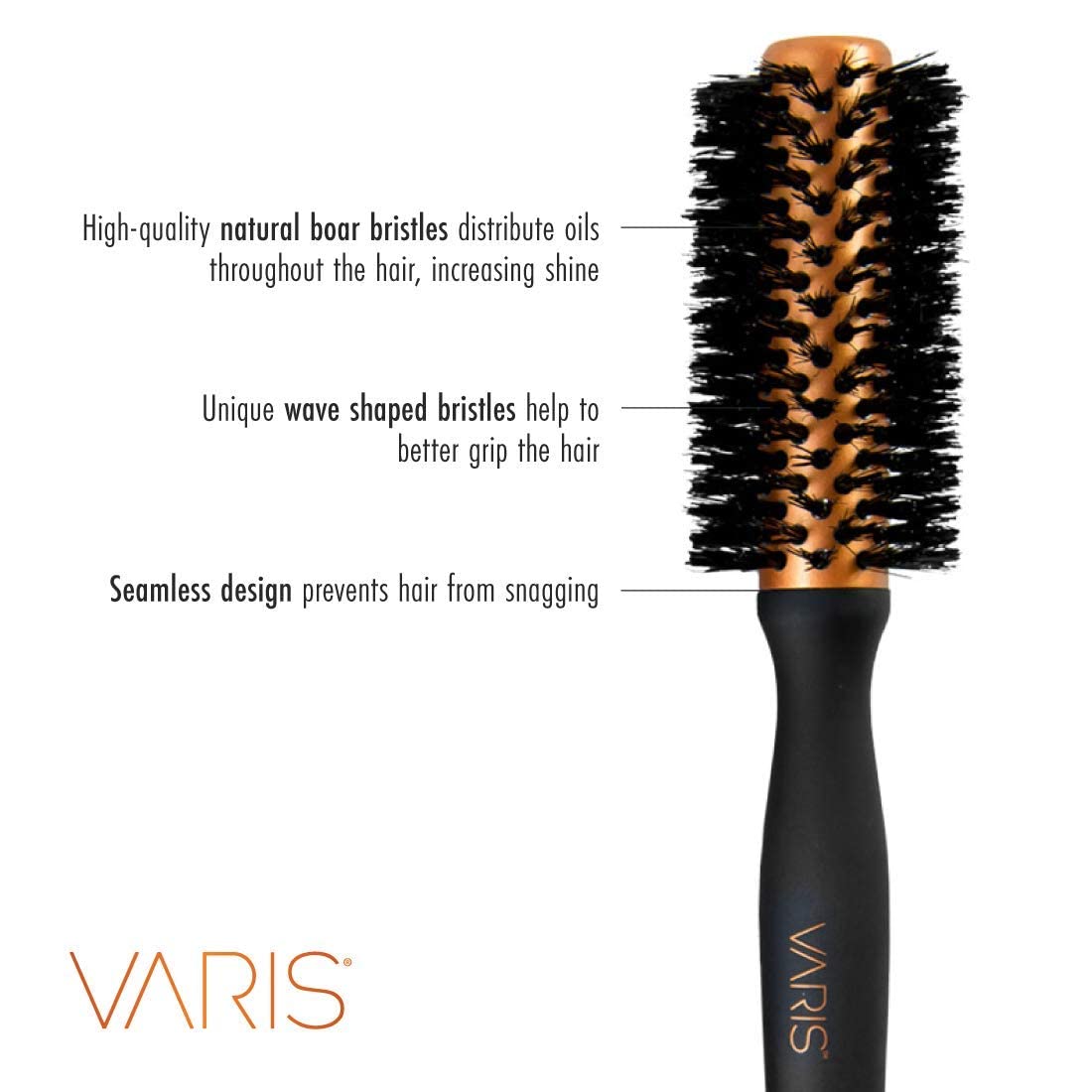 Varis Brush - Boar Bristle