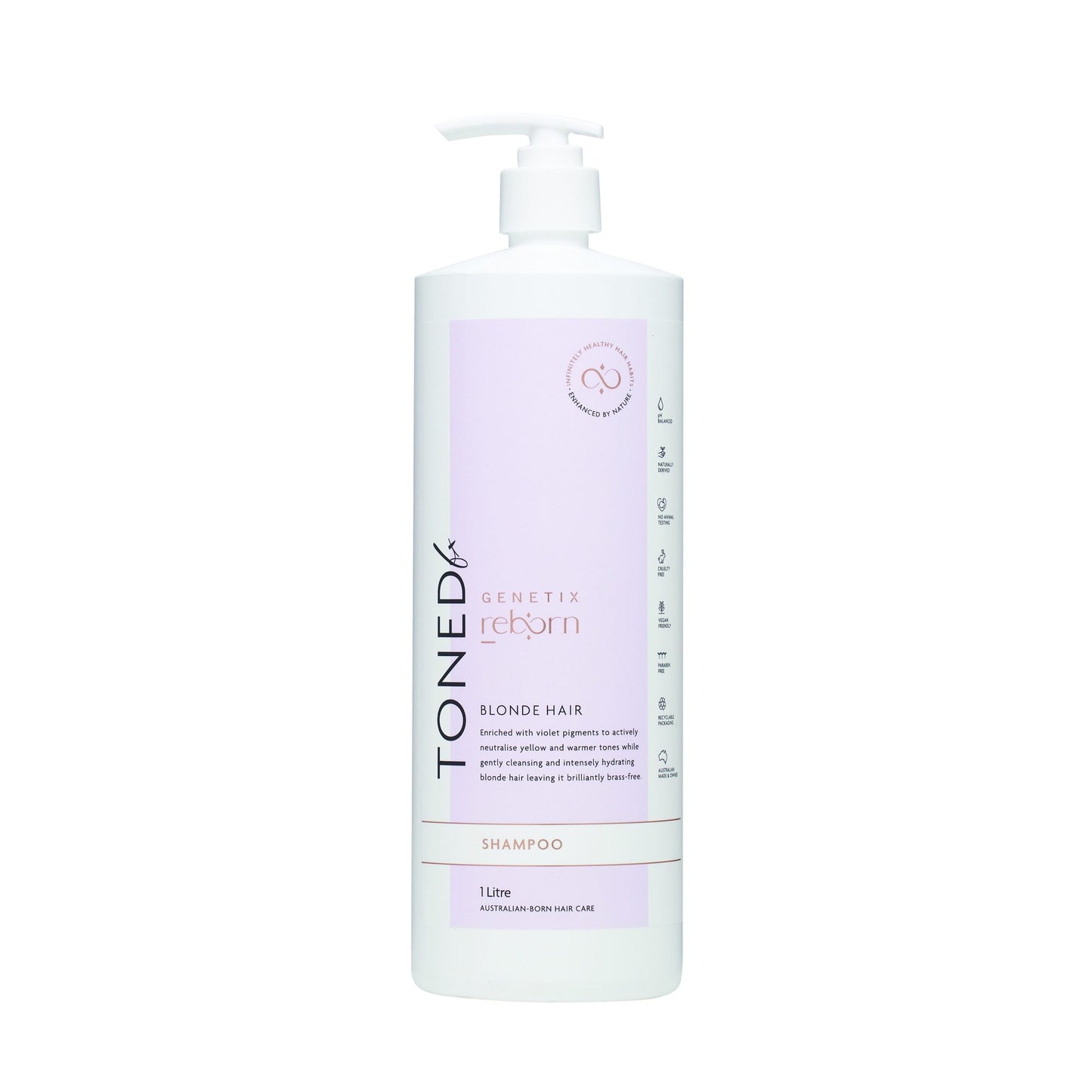 Genetix Reborn TONED FX Shampoo 300ml | 1 Litre